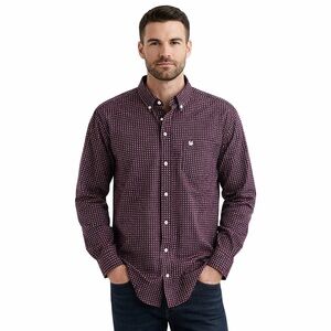 Cinch Shirt Men's Size XL Festival Rodeo Floral Button Down Purple